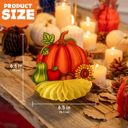 9-Piece Thanksgiving Honeycomb Decorations Set