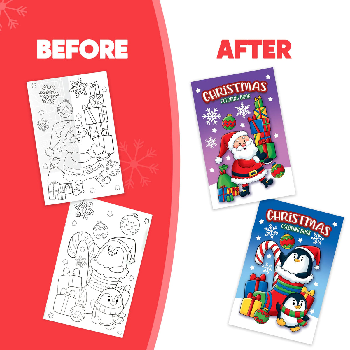 16 Christmas Coloring Books for Kids