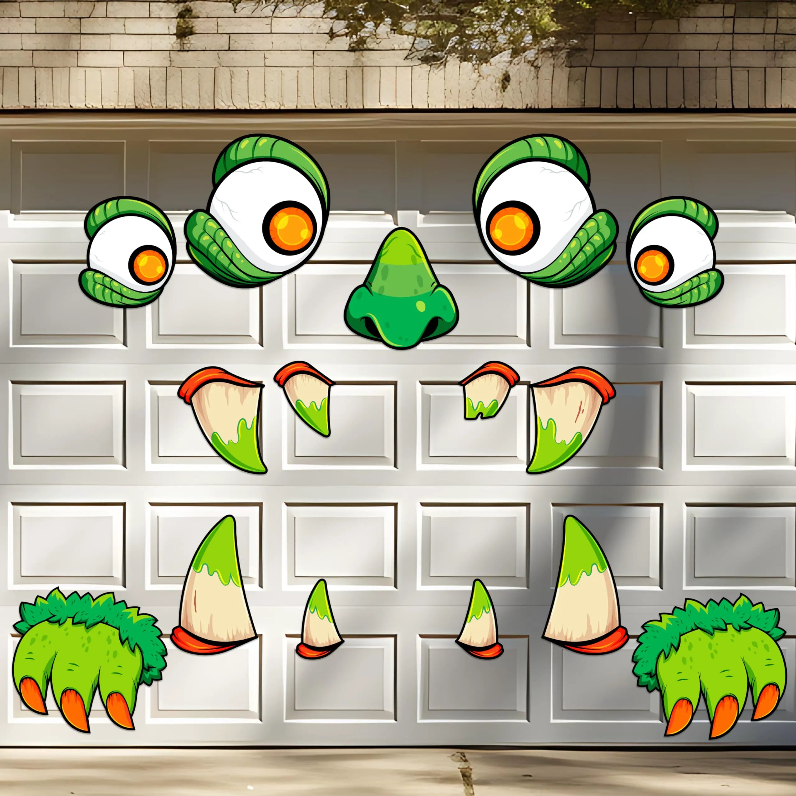 Trunk or Treat 3D Monster Car Decoration Kit