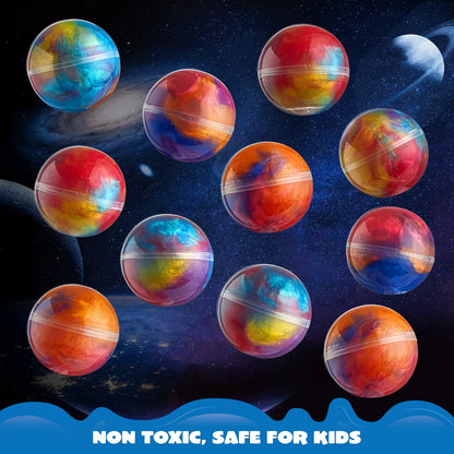24 Pack Galaxy Slime Balls Party Favors