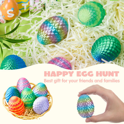 12 Pack 3D Printed Dragon Easter Eggs (Empty)
