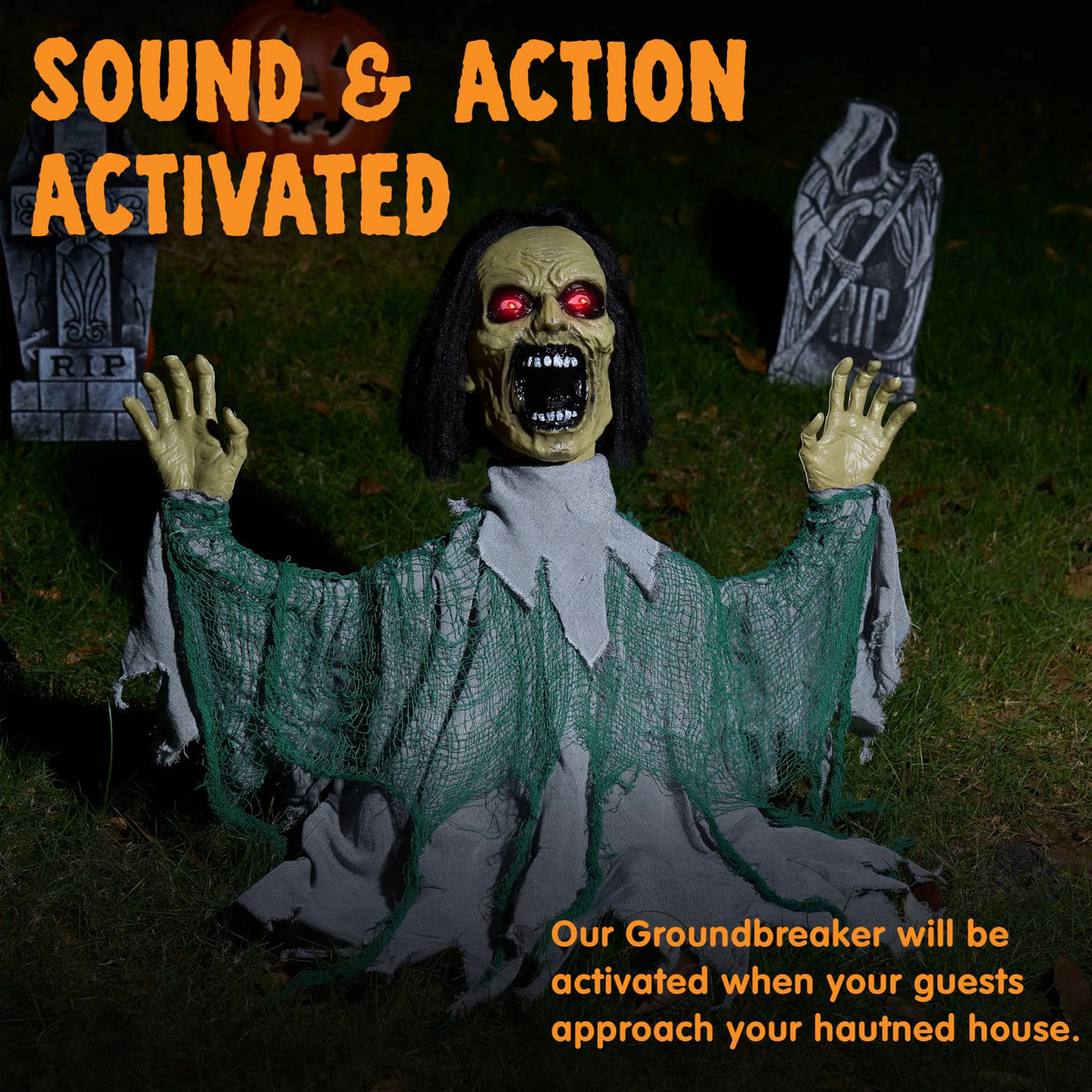 Half-Body Animatronic Zombie Groundbreaker
