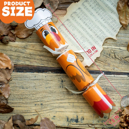 8-Pack Turkey Thanksgiving Party Favors (No Snap)
