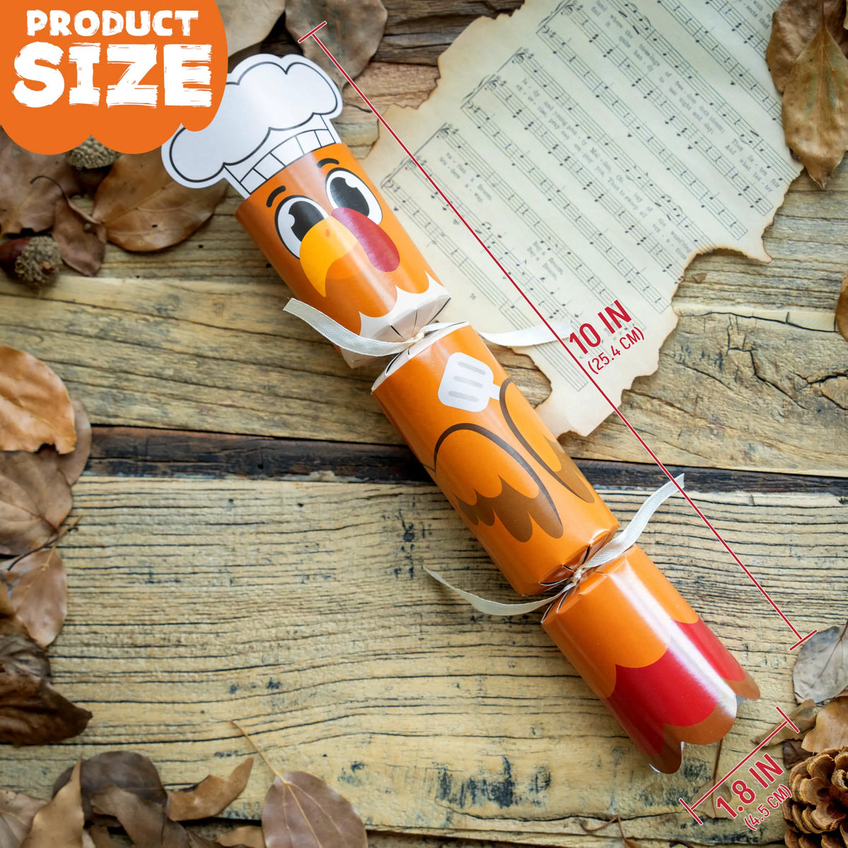 8-Pack Turkey Thanksgiving Party Favors (No Snap)