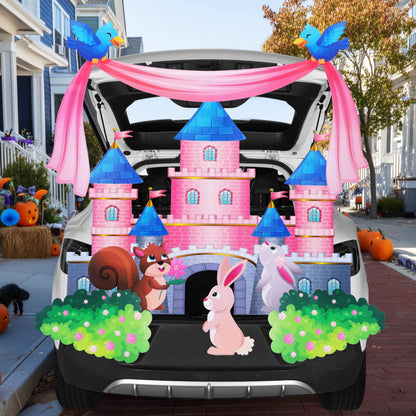 Castle-Themed Halloween Trunk-or-Treat Car Decoration Kit