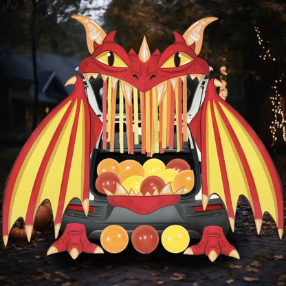 Halloween Fire Dragon Trunk-or-Treat Car Decoration Kit