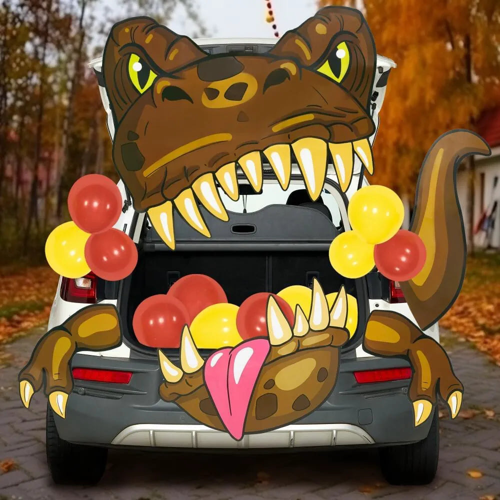 Halloween Dinosaur Trunk-or-Treat Car Decoration Kit