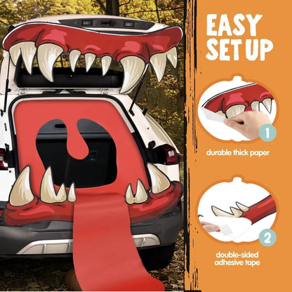 Big Mouth Monster Halloween Trunk or Treat Car Decorations Kit