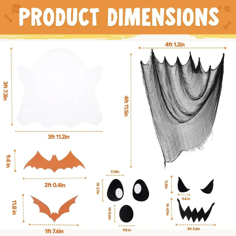 Haunted House Halloween Trunk or Treat Car Decorations Kit