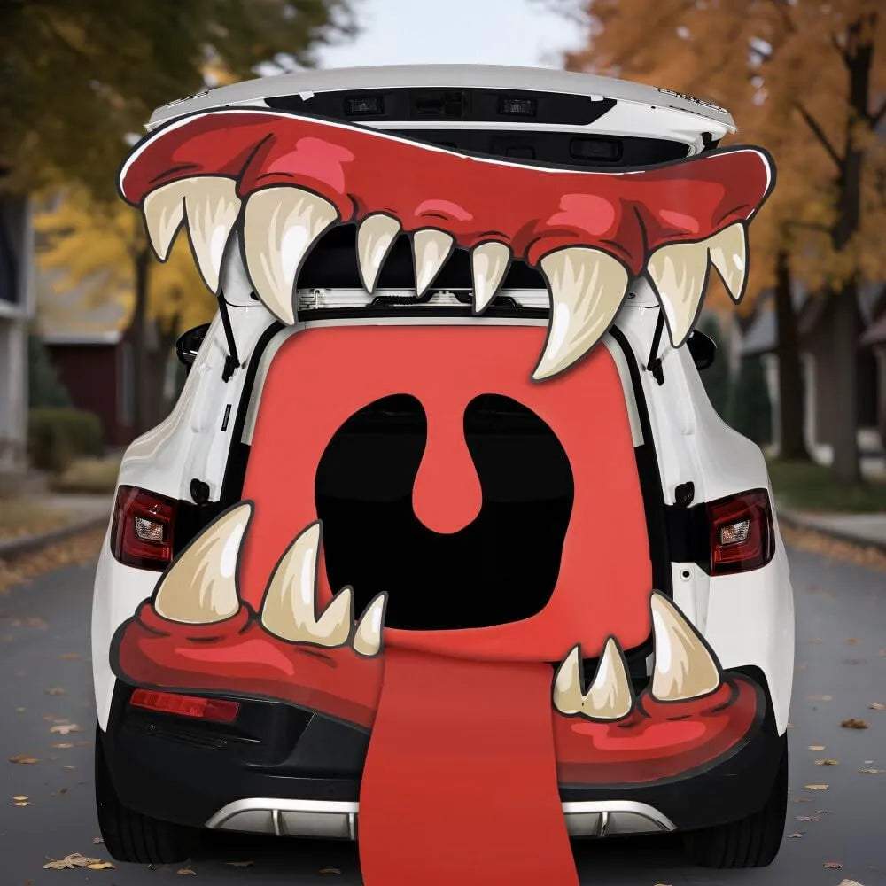 Big Mouth Monster Halloween Trunk or Treat Car Decorations Kit