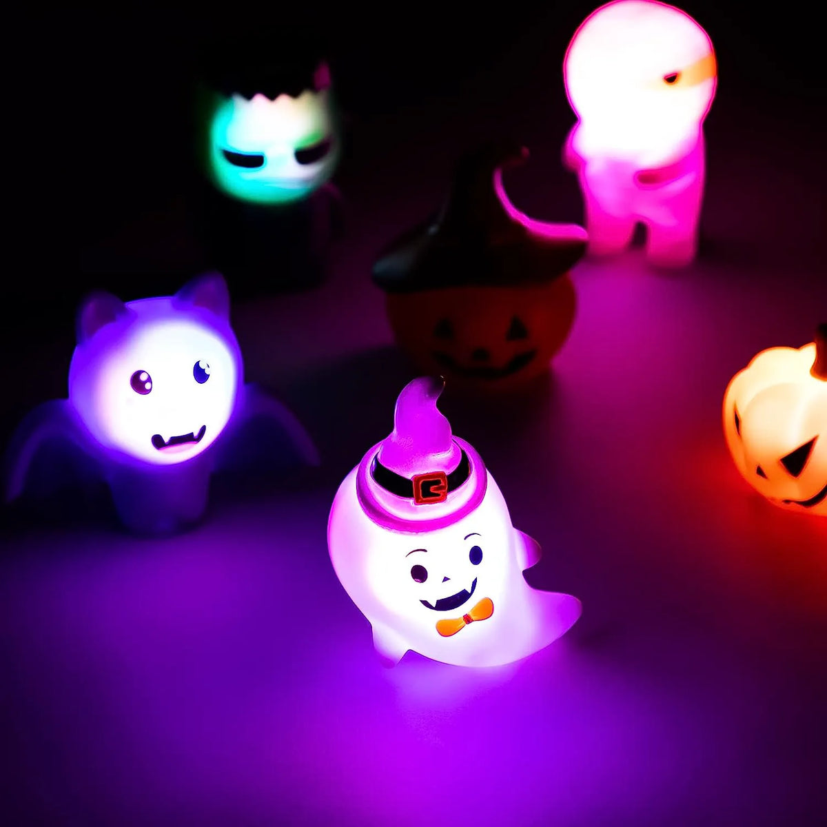 Halloween Light-Up Bath Toys, 6 Pack
