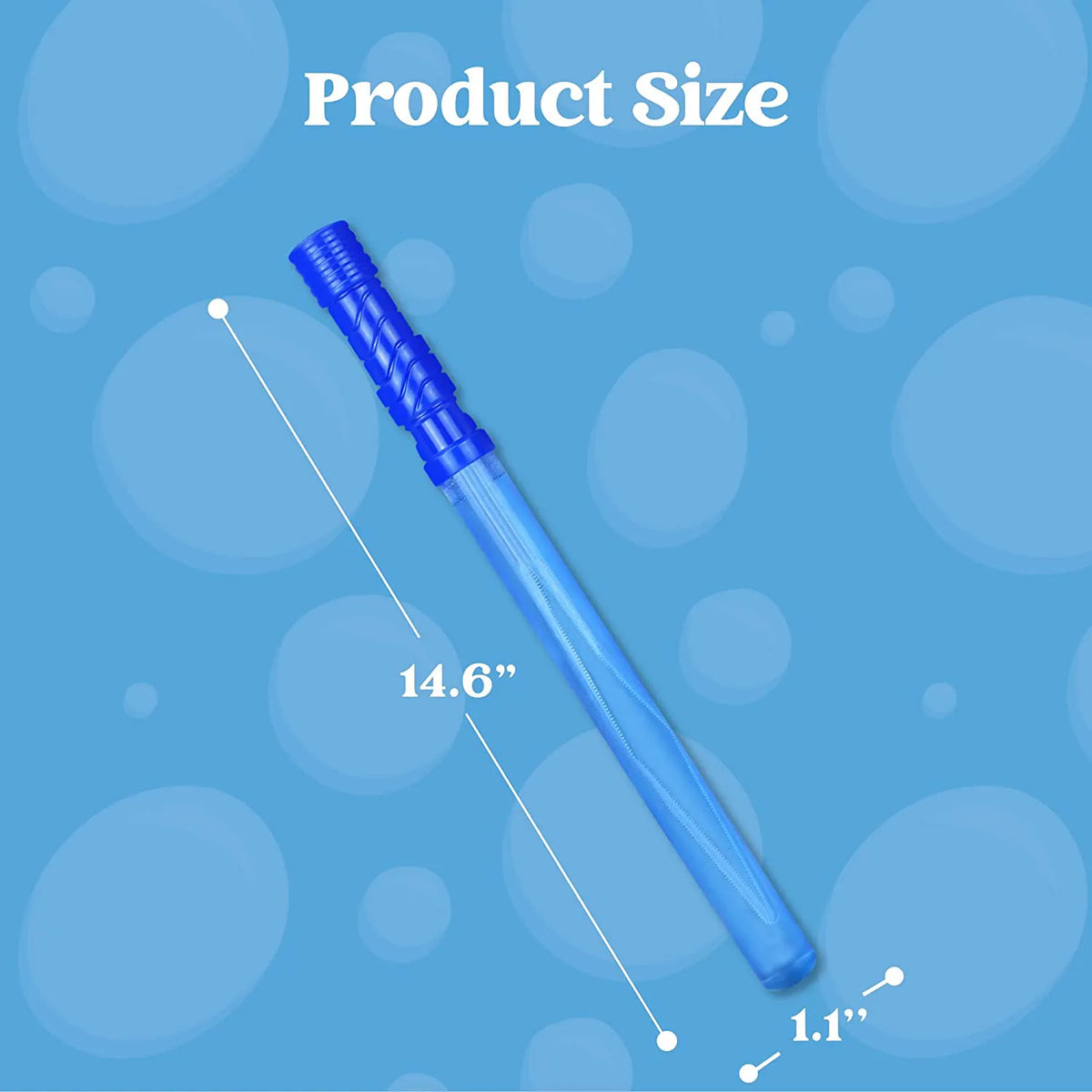 45-Piece Big Bubble Wand Set with Concentrated Bubble Solution Refills