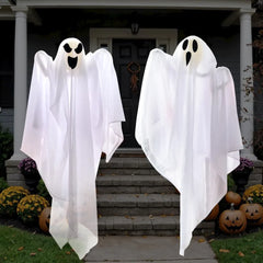2 Packs 27.5" Halloween Hanging Ghosts Outdoor Decor