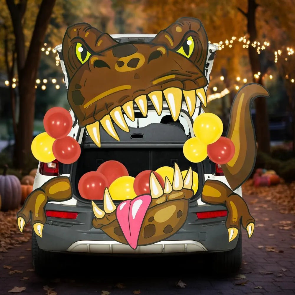 Halloween Dinosaur Trunk-or-Treat Car Decoration Kit