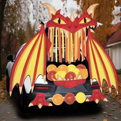 Halloween Fire Dragon Trunk-or-Treat Car Decoration Kit