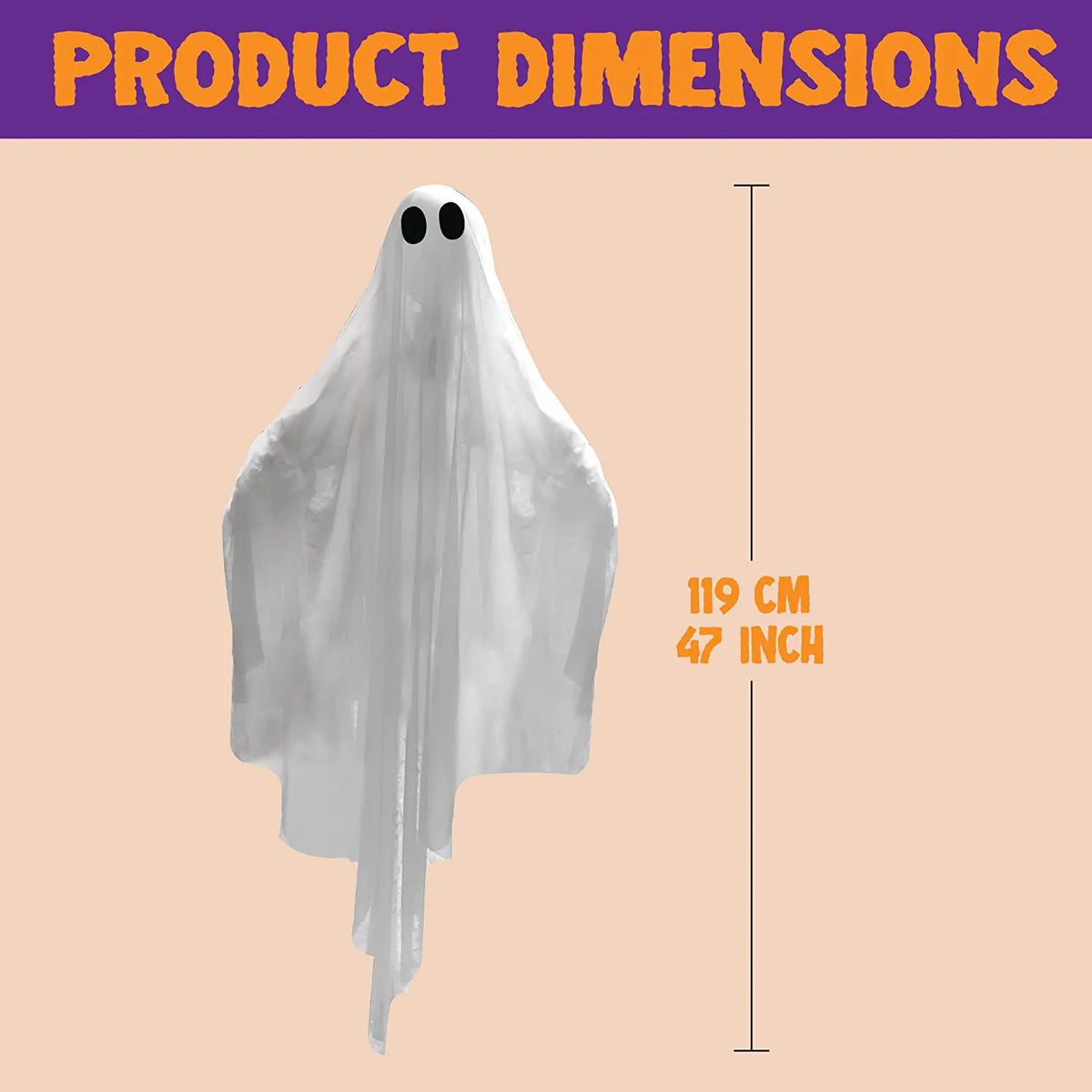 47-Inch Glowing Ghost