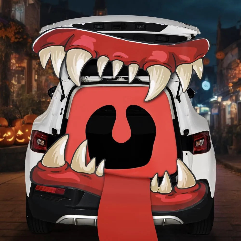 Big Mouth Monster Halloween Trunk or Treat Car Decorations Kit