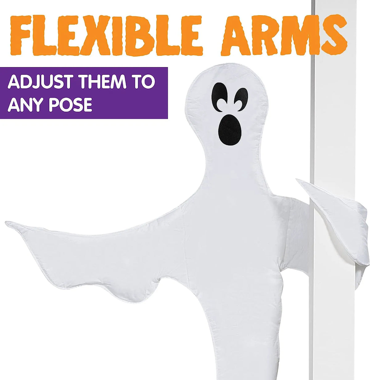 2Pcs Ghost Tree Wrap Decoration, 53in