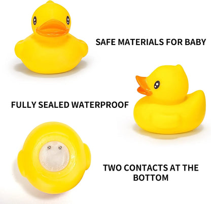6-Pack Light-Up Bath Toys with 3.2-Inch Prefilled Easter Eggs for Egg Hunts