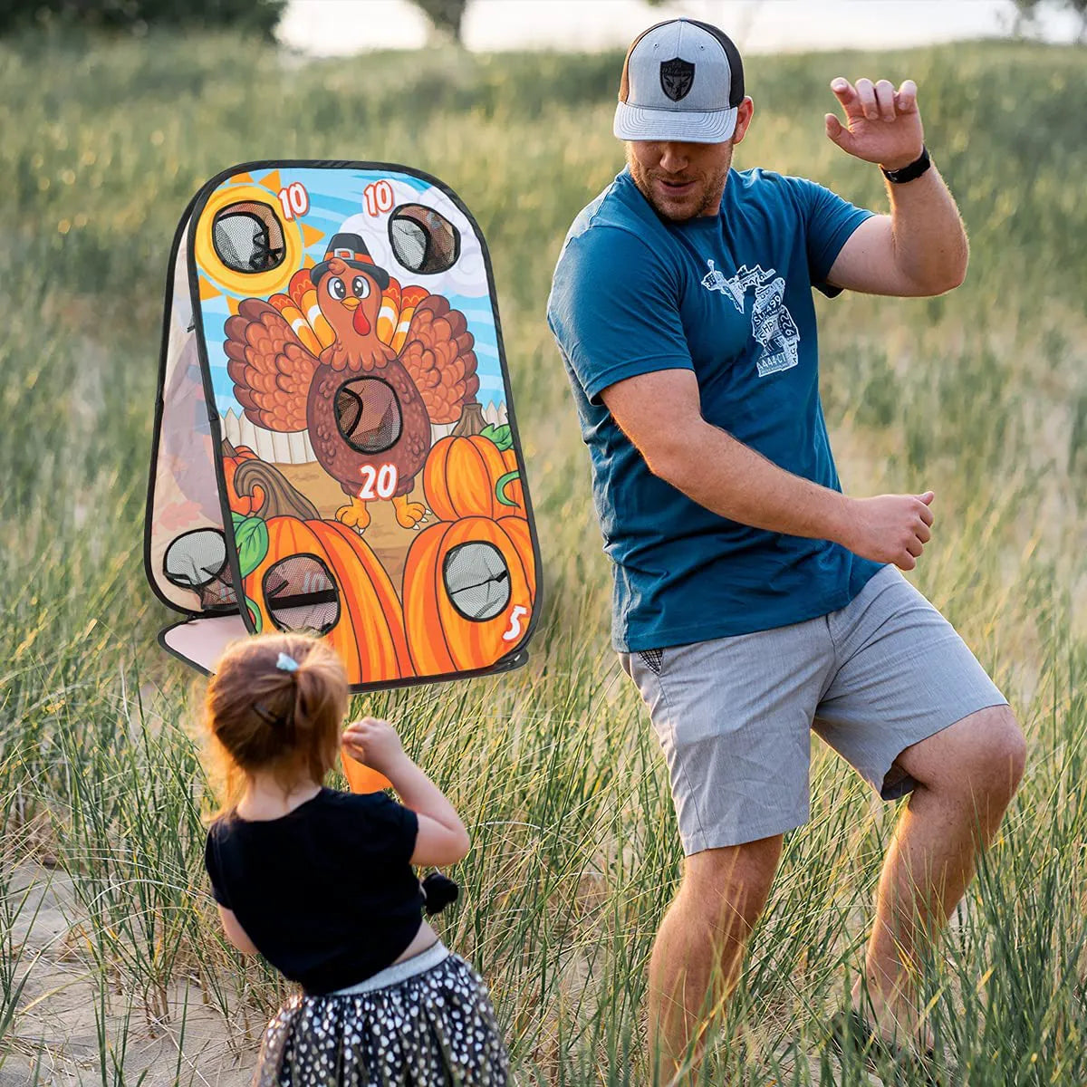 Foldable Toss Game Board