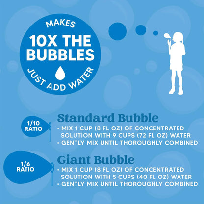 32 oz Bubble Solution Refill (Makes Up to 2.5 Gallons) - Big Bubble Solution