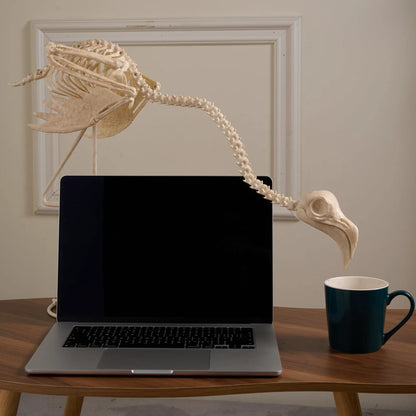 27.6-Inch Flamingo Skeleton Halloween Decoration