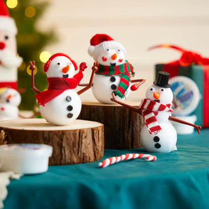 DIY Snowman Craft Kit, 24 Pack Christmas Build Your Own Snowman