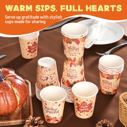 36 PCS Thanksgiving Disposable Cups