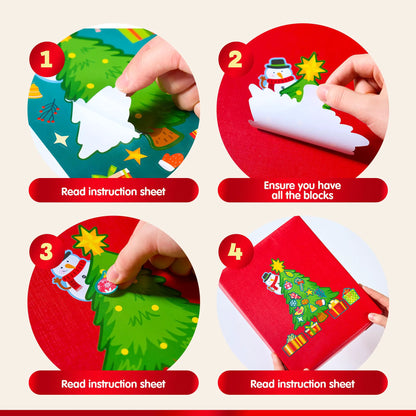 48 Christmas Sticker Sheets for Kids' Crafts