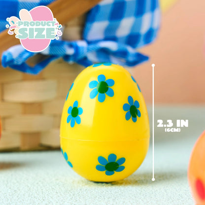 50 Bright Printed Plastic Easter Eggs for Easter Egg Hunt