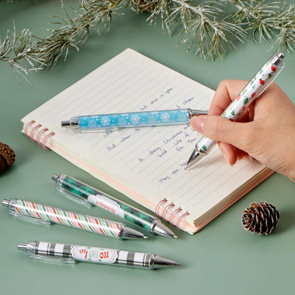24 Pack Christmas Ballpoint Pens - Bulk