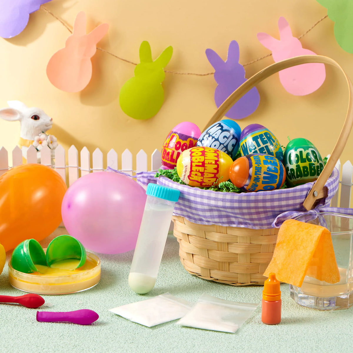 6 Prefilled Easter Eggs with Toys