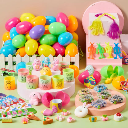 Bulk 300 Filled Easter Eggs with Toys