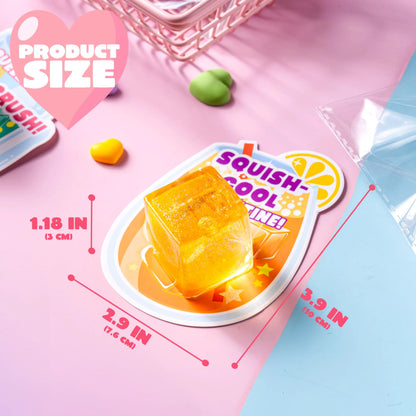 28 Valentine's Day Cards with Ice Cube Shaped Malt Sugar Squeeze Balls