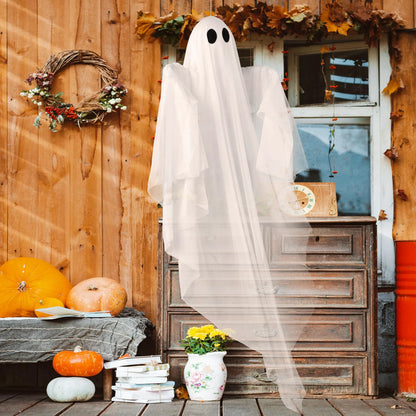 47-Inch Halloween Hanging Light-Up Ghost