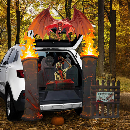 Halloween Cemetery Trunk-or-Treat Car Decoration Kit