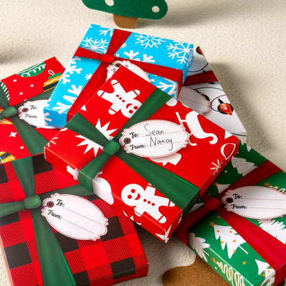 6 Christmas Card Holders in Gift Boxes