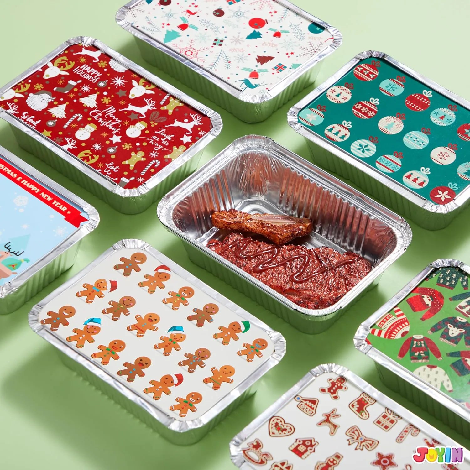 48 Christmas Cookie Tins with Lids for Gift Giving