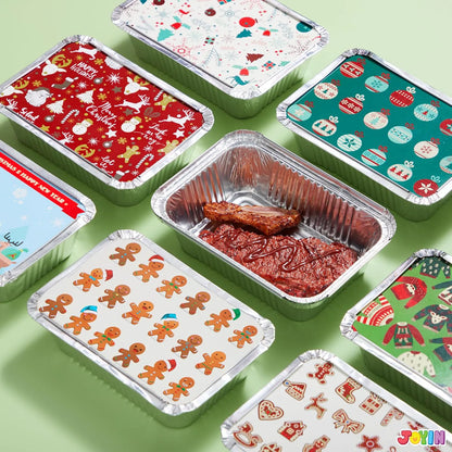 48 Christmas Cookie Tins with Lids for Gift Giving
