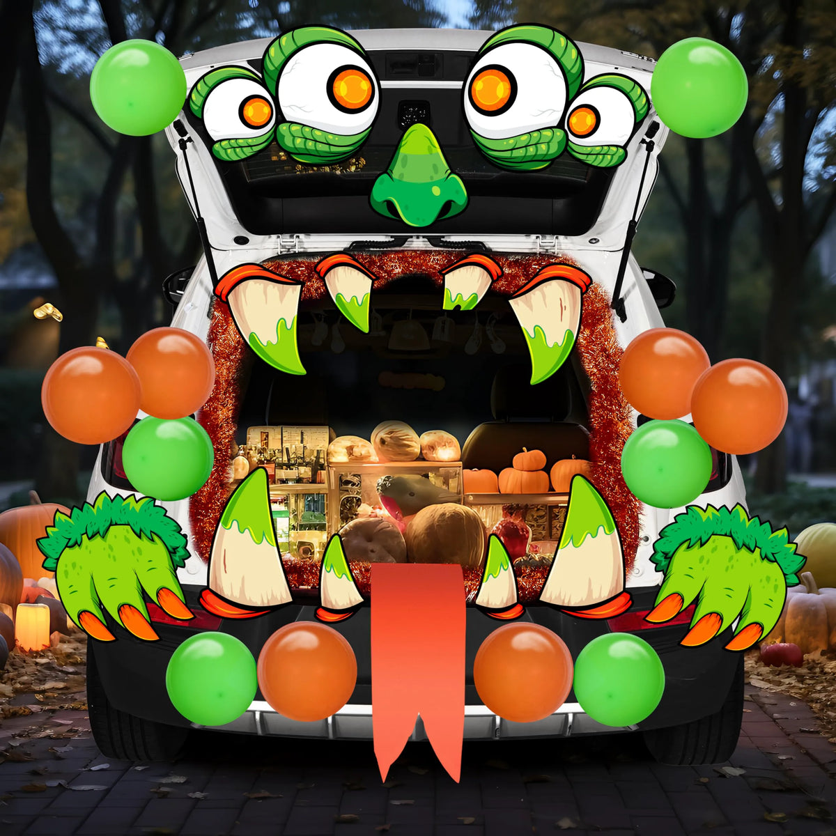 Trunk or Treat 3D Monster Car Decoration Kit
