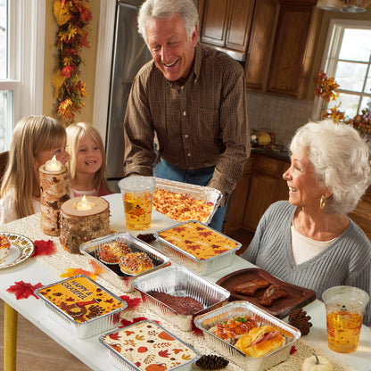 24-Pack Thanksgiving Leftover Containers with Lids