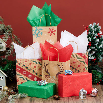 72 Sheets Glitter Tissue Paper for Gift Bags