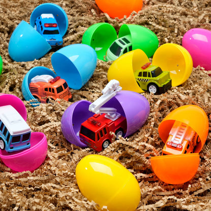 12 Prefilled Easter Eggs with Toys