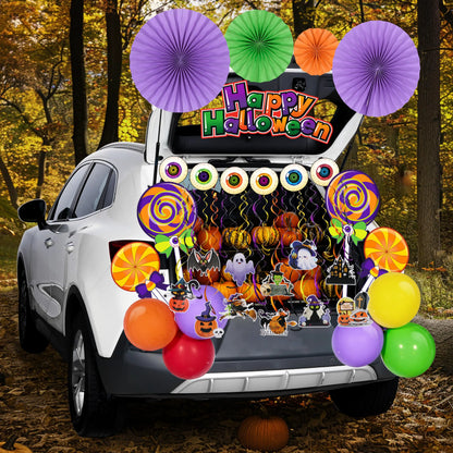 Halloween Lollipops Candy Trunk or Treat Car Stickers Decor