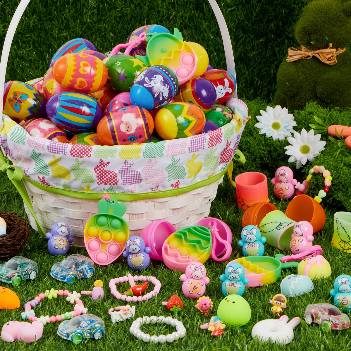 36 Prefilled Easter Eggs with Assorted Toys