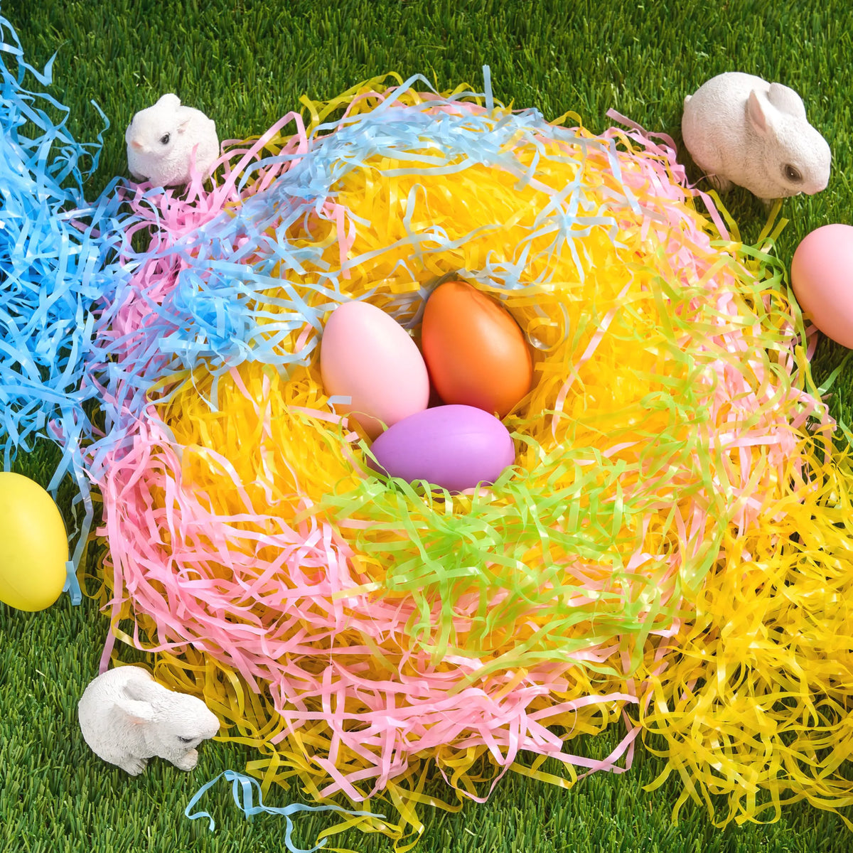 12 oz (340 g) Multicolor Easter Grass