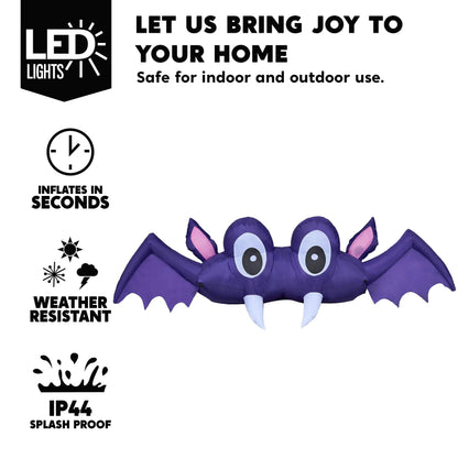 6ft Bat Trunk or Treat Halloween Inflatable
