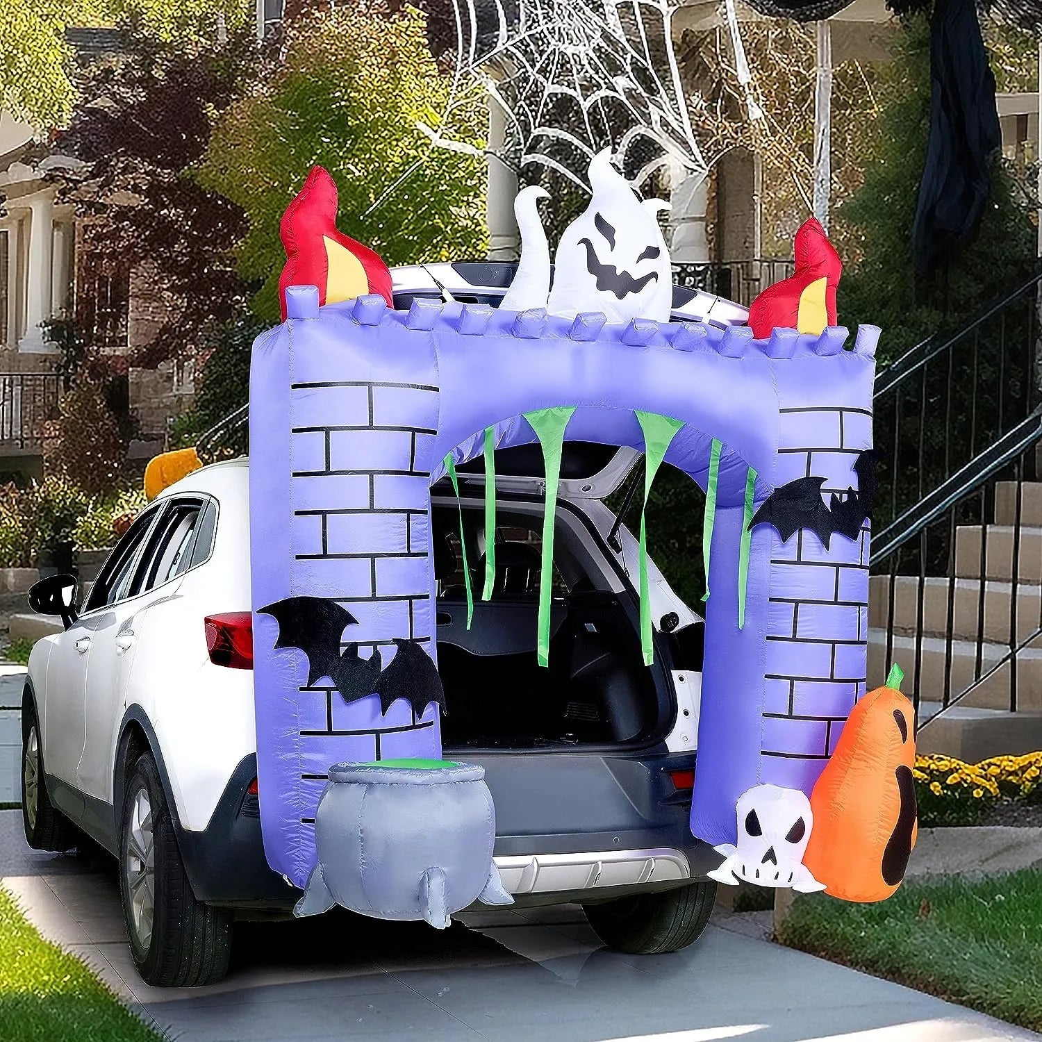 6ft Haunted Castle Trunk-or-Treat Halloween Inflatable