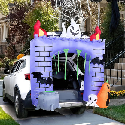 6ft Haunted Castle Trunk-or-Treat Halloween Inflatable