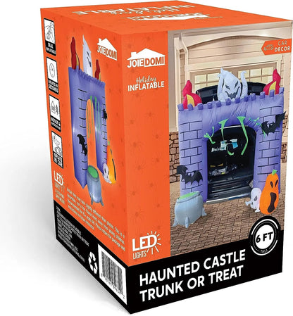 6ft Haunted Castle Trunk-or-Treat Halloween Inflatable